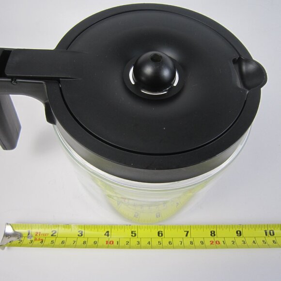 Keurig K-Duo 12 Cup Carafe Glass Replacement Coffee Pot Black Handle & Lid - Picture 9 of 12